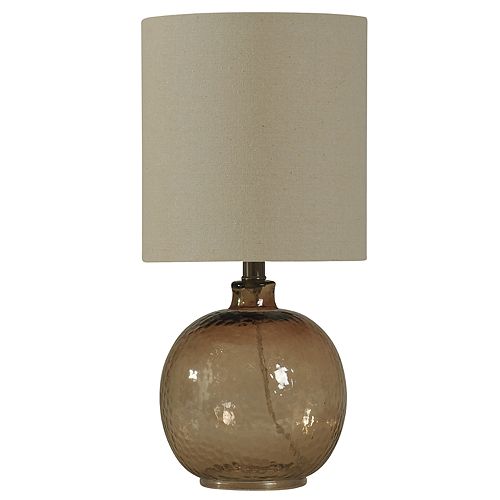 Round Glass Table Lamp