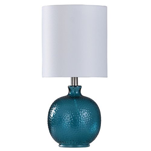Round Glass Table Lamp