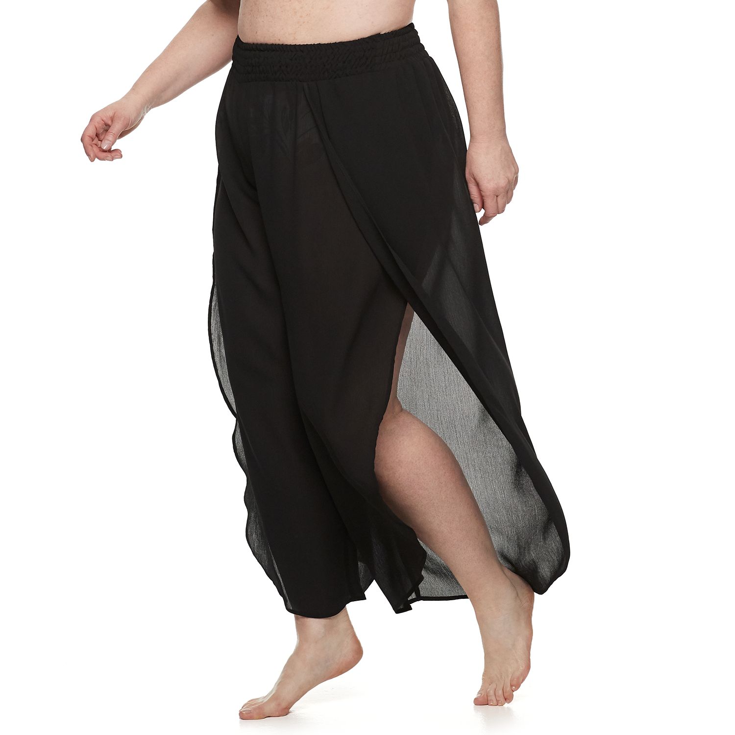 swim cover up skirt plus size