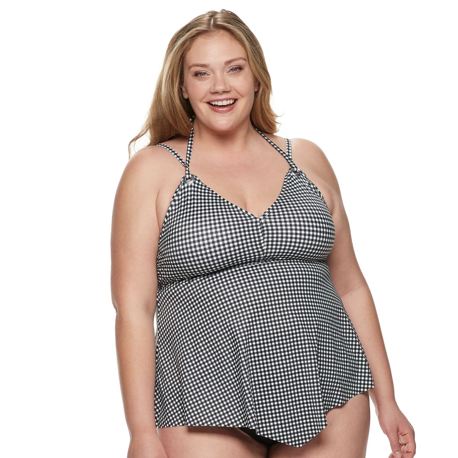 kohls plus size swimwear