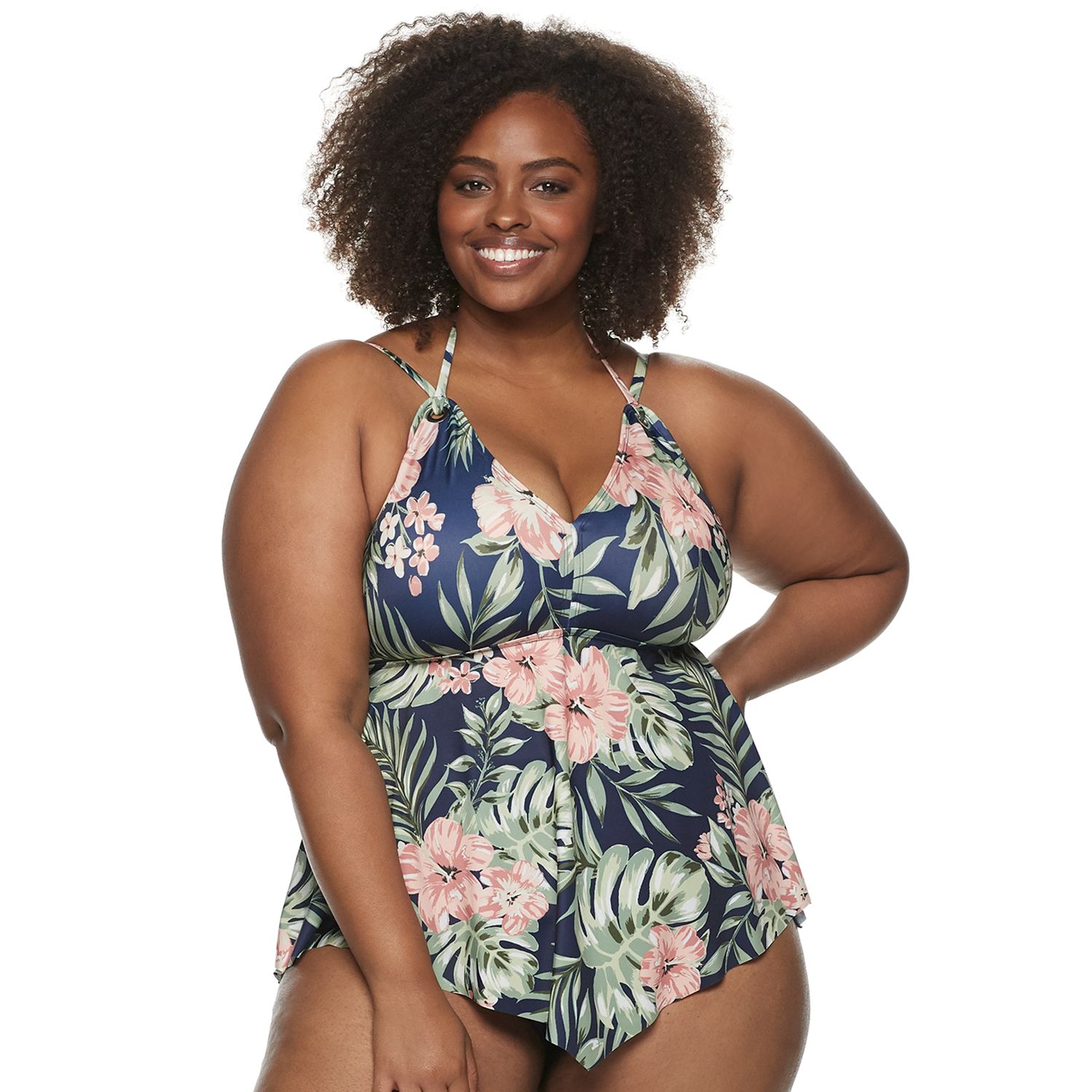 plus size swimsuits kohls