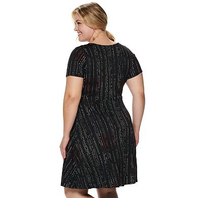 Plus Size EVRI Fit & Flare Dress