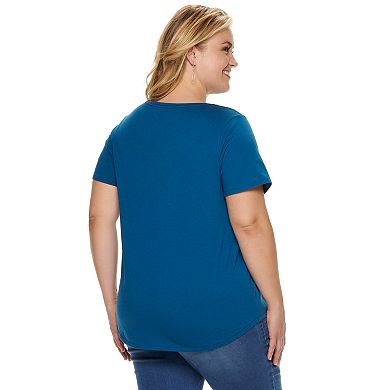 Plus Size EVRI Graphic Crewneck Tee
