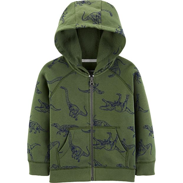 Dinosaur zip online hoodie