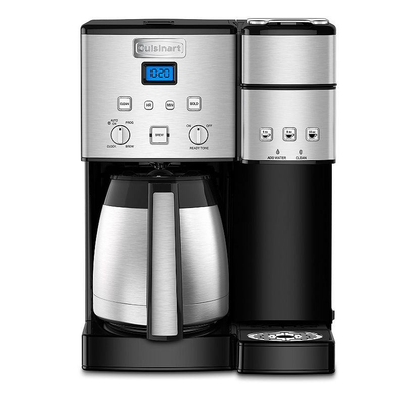 Cuisinart Ss-20 Coffee Center 10-Cup Thermal Coffeemaker & Single-Serve Brewer