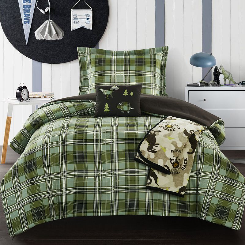 68242526 Chic Home Gerber Comforter Set, Green, Full sku 68242526