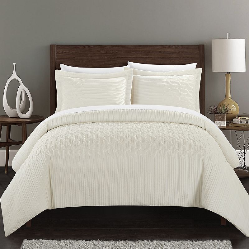 76084144 Chic Home Jazmine Comforter Set, Brown, King sku 76084144