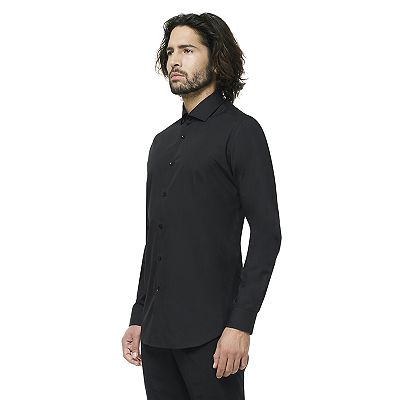 OppoSuits - Black Knight - Black Dress Shirt