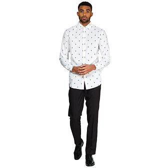 Men's OppoSuits Christmas Icons Button-Down Shirt