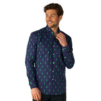 Men's OppoSuits Christmas Icons Button-Down Shirt