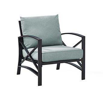 Crosley Kaplan Arm Chair with Mist Cushion