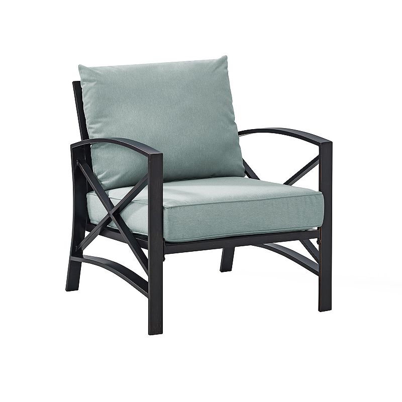 81166498 Crosley Furniture Kaplan Arm Chair with Mist Cushi sku 81166498