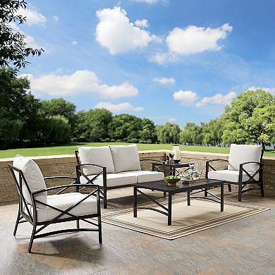 Crosley Furniture Kaplan 5-Piece Outdoor Seating Set With Mist Cushion