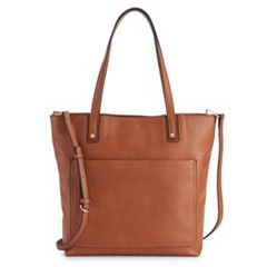 Alexis Bendel Women's Vegan Leather Saddle Crossbody Purse