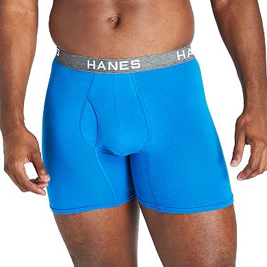 Men's Hanes® 4-Pack Ultimate Comfort Flex Fit Moisture-Wicking Boxer Brief Underwear