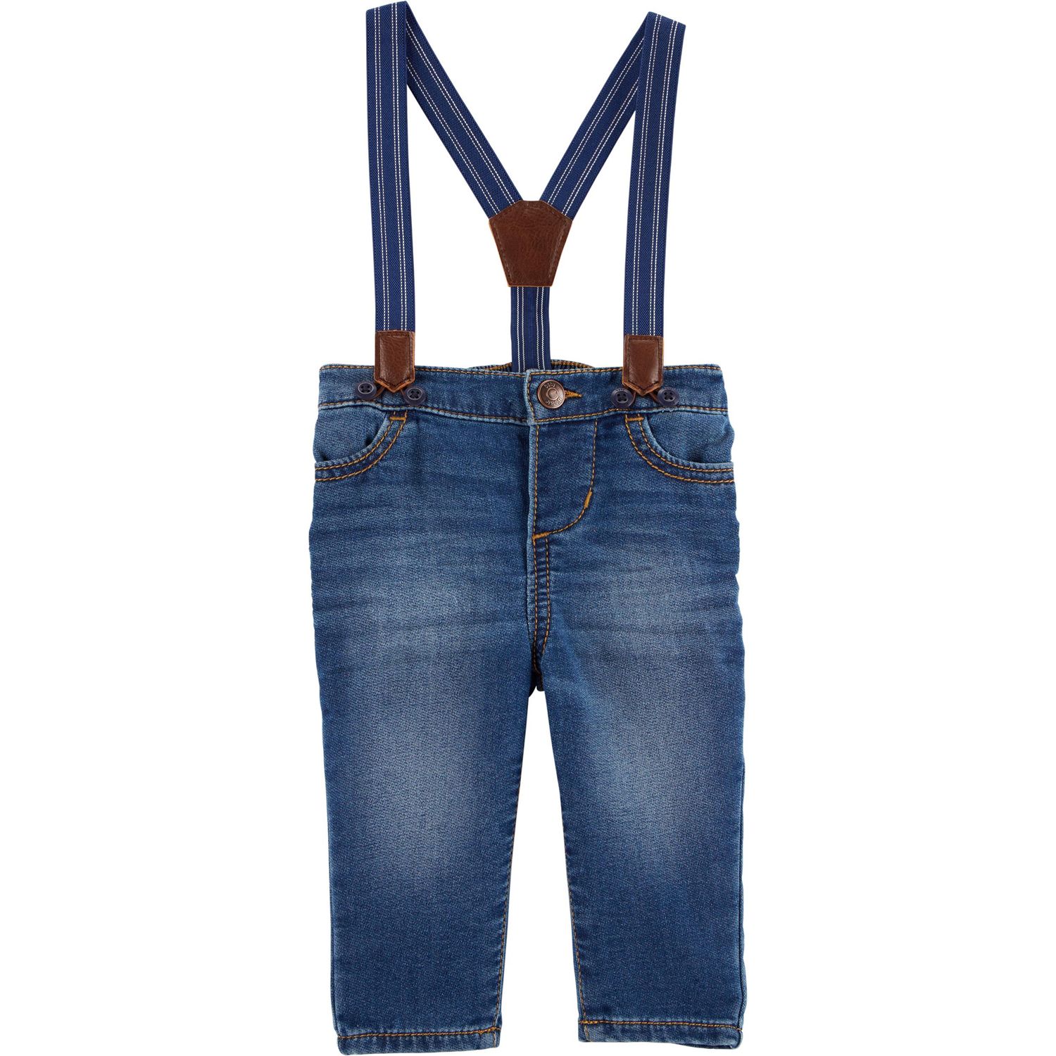 newborn jeans with suspenders