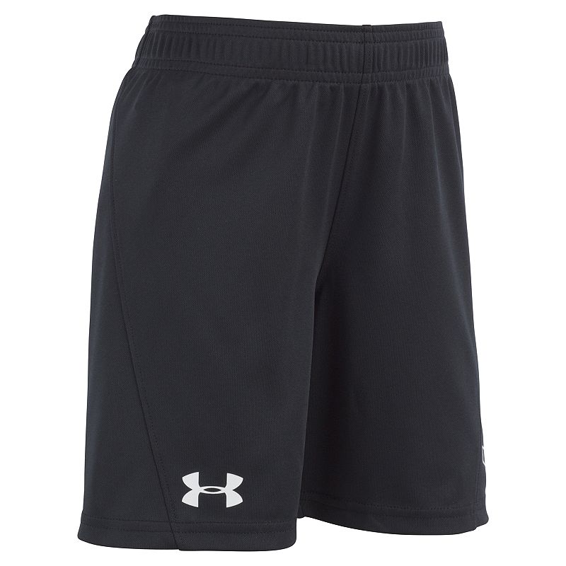 UPC 682510188708 product image for Boys 4-7 Under Armour Wordmark Shorts, Size: 4, Black | upcitemdb.com
