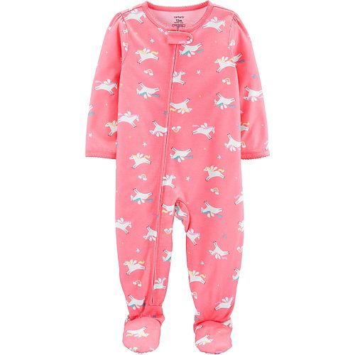 Toddler Girl Carter's Unicorn Footed Pajamas