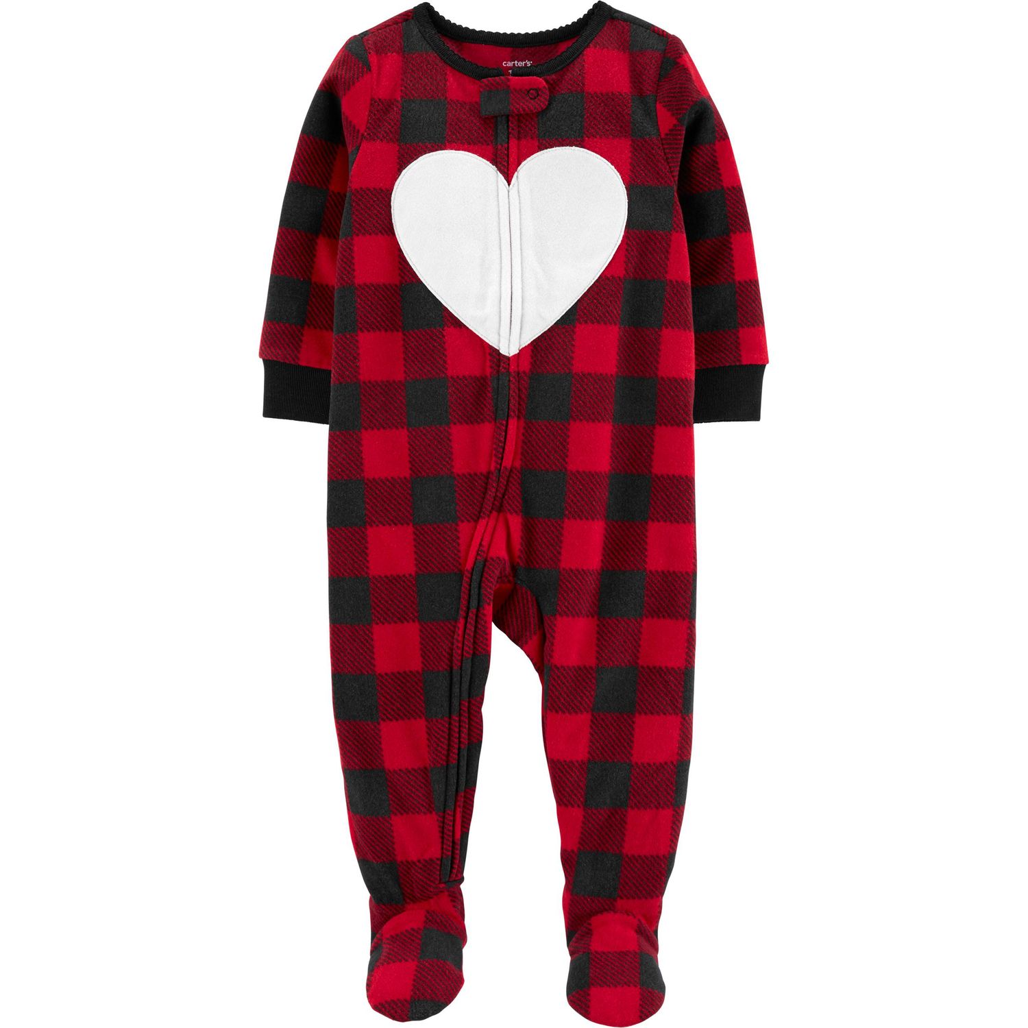 carters fleece one piece pajamas