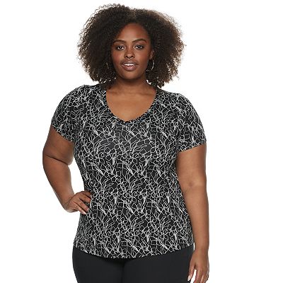 Plus Size EVRI V Neck Tee