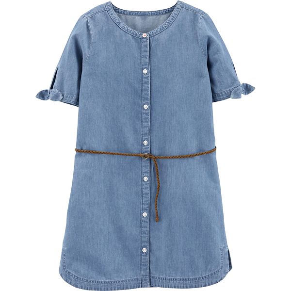 Girls 4-12 Carter's Denim Shirt Dress