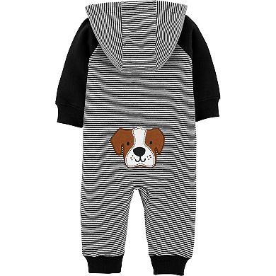 Baby Boy Carter's Hooded Dog Coverall