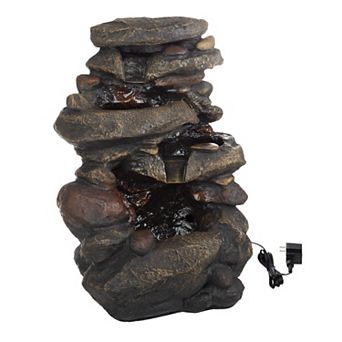 Pure Garden LED Indoor / Outdoor Water Fountain