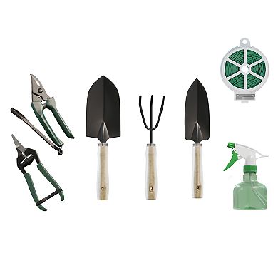 Pure Garden Tote & Garden Tool 8-piece Set
