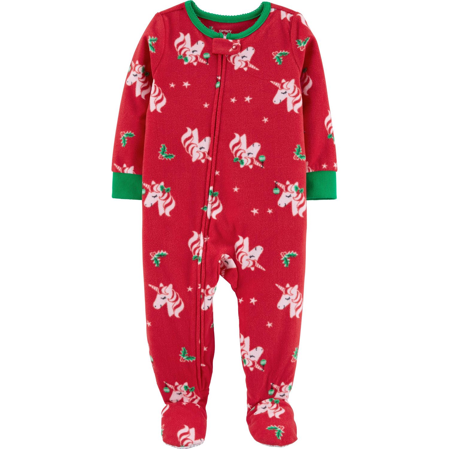 carters baby girl christmas pajamas