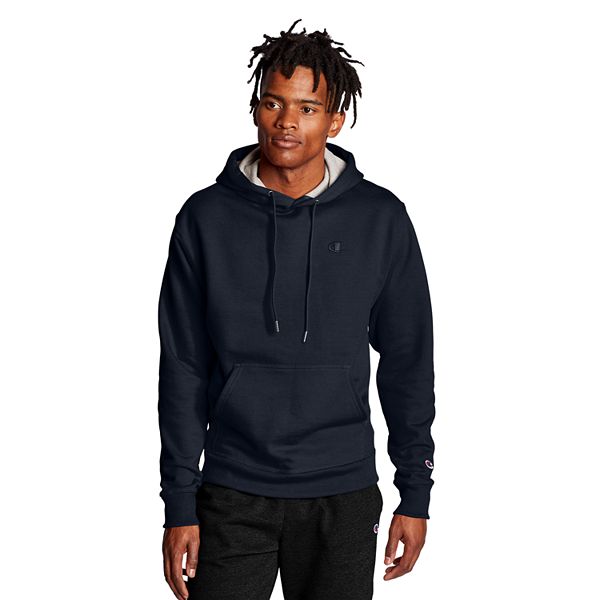 Men's Champion® Powerblend Fleece Hoodie - Navy (L)