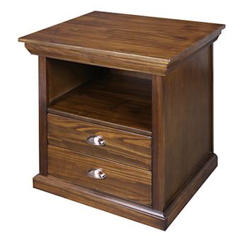 Casual Home Lincoln Nightstand & Concealed Compartment