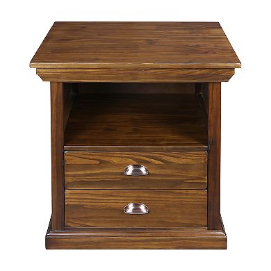 Casual Home Lincoln Nightstand & Concealed Compartment