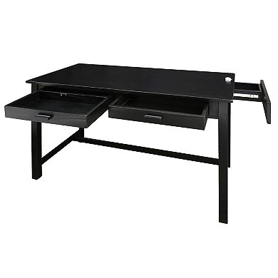 Casual Home Jefferson Work Desk & Concealed Side Drawer