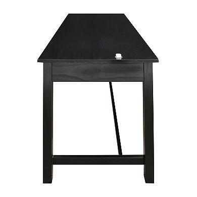 Casual Home Jefferson Work Desk & Concealed Side Drawer