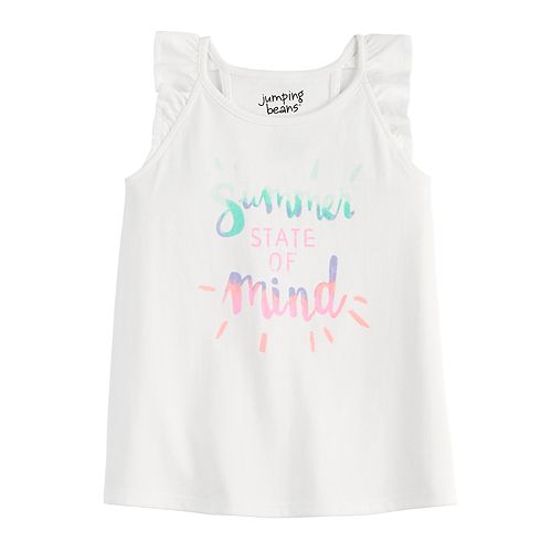 Toddler Girl Jumping Beans® Embellished Graphic Tank Top