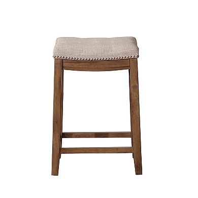 Linon Claridge Backless Counter Stool