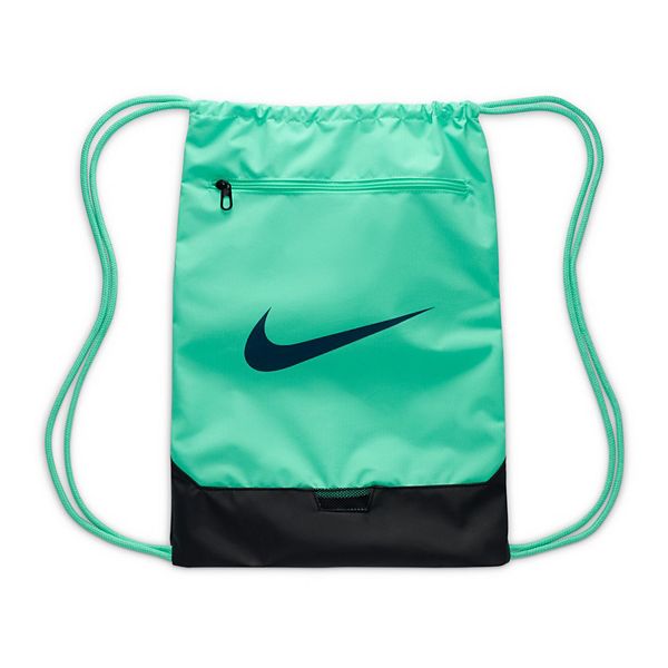 Buy Nike Green Brasilia Printed Training Gym Sack (18L) from Next