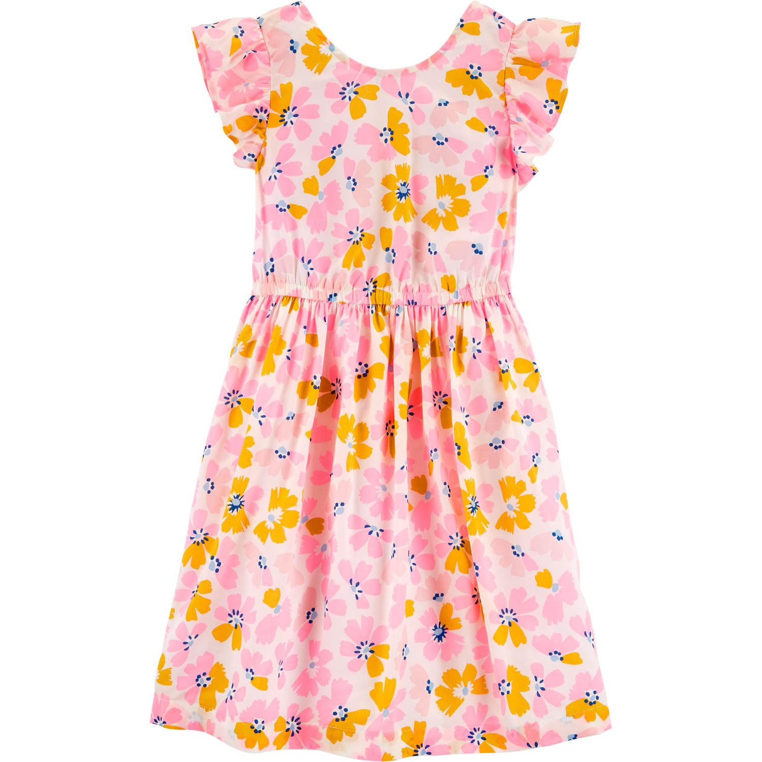 baby girl carter's floral bow dress