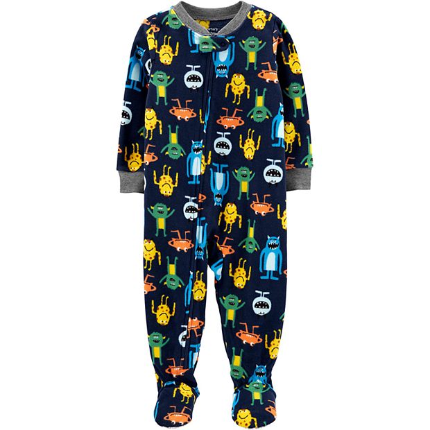 Fleece store footie pjs