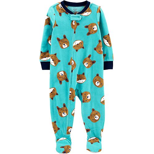 Baby Boy Carter's 1Piece Bear Fleece Footie PJs