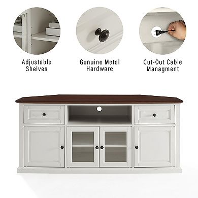 Crosley Shelby Corner TV Stand