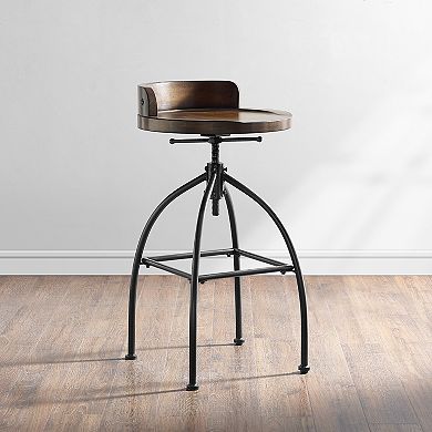 Crosley Edison Adjustable Height Stool