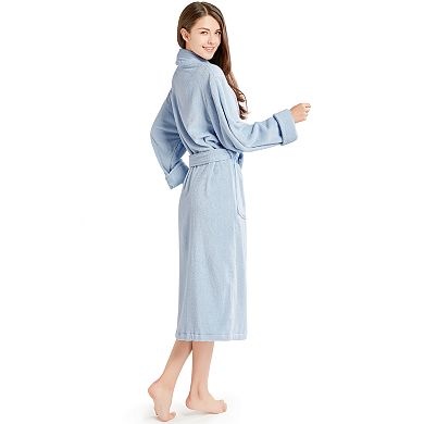 INK+IVY Women's Cotton Terry Robe