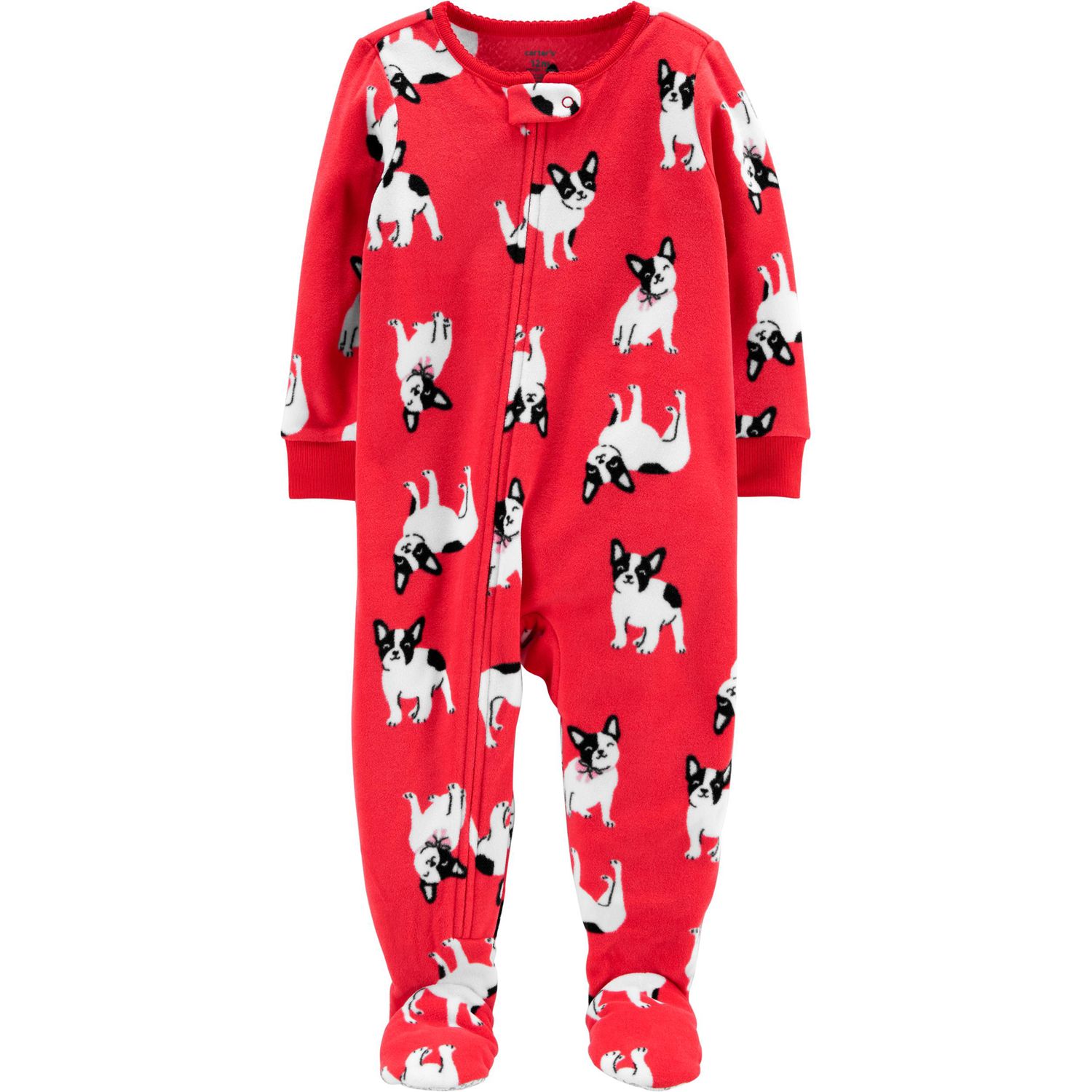 carters fleece one piece pajamas