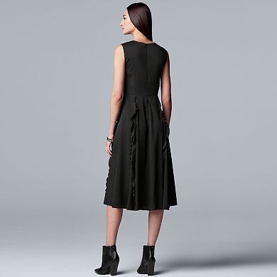 Women's Simply Vera Vera Wang Ruffle A-Line Dress