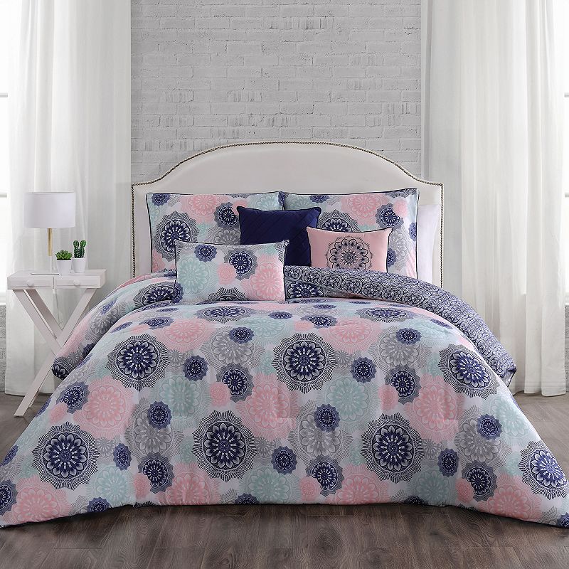 18469409 Lorna Comforter Set, Multicolor, Queen sku 18469409