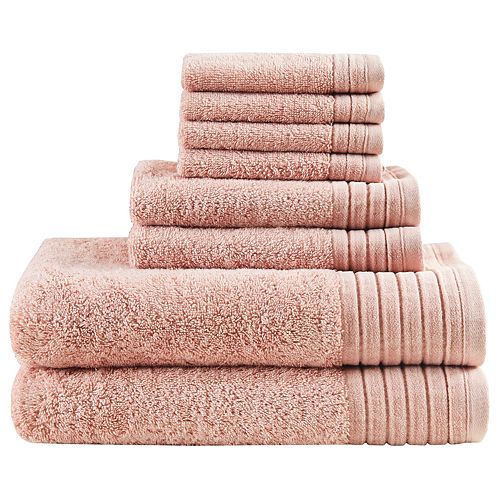 Madison Park Signature Reverie Solid 8piece Bath Towel Set