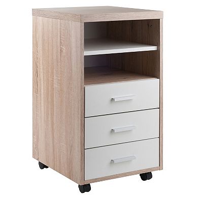 WINSOME Kenner 3-Pc 4-Drawer Modular Desk