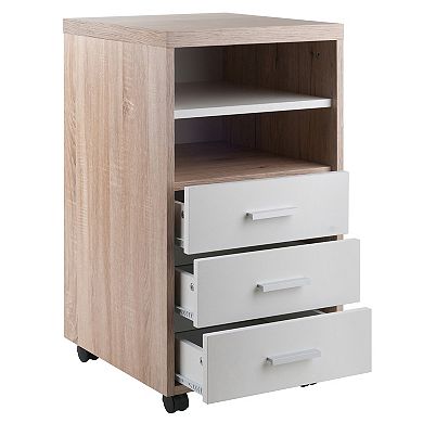 WINSOME Kenner 3-Pc 4-Drawer Modular Desk