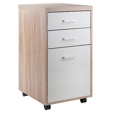 WINSOME Kenner 3-Pc Modular Desk & File Cabinet